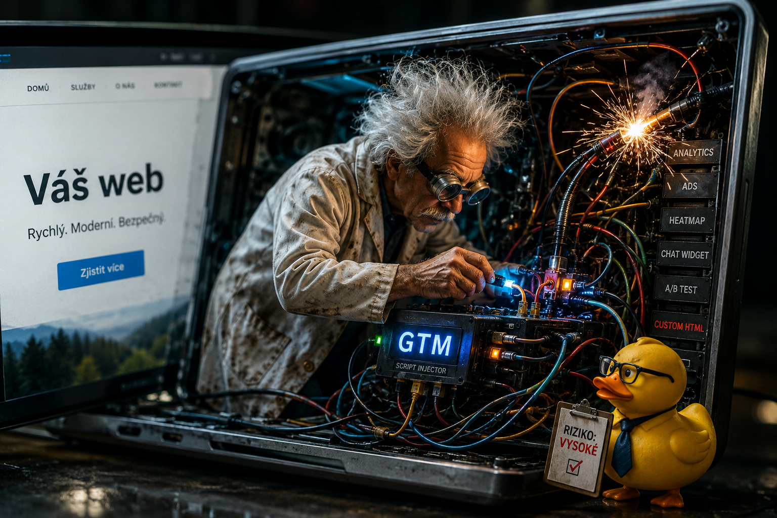 Jak rozbít web s pomocí Google Tag Manager